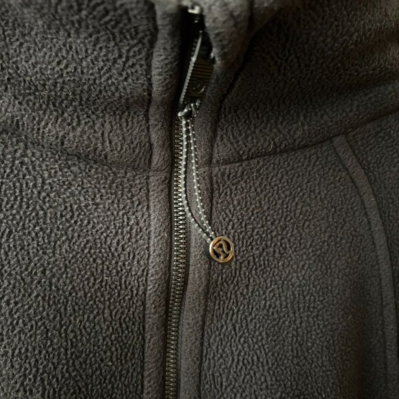 Lululemon Scuba Tumbled Fleece Funnel-Neck Half Zip – Black (XS/S) - Picture 7 of 10